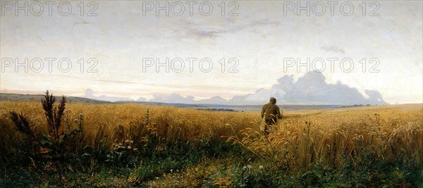 Footpath in a rye field, 1881. Artist: Myasoedov, Grigori Grigoryevich (1834-1911)