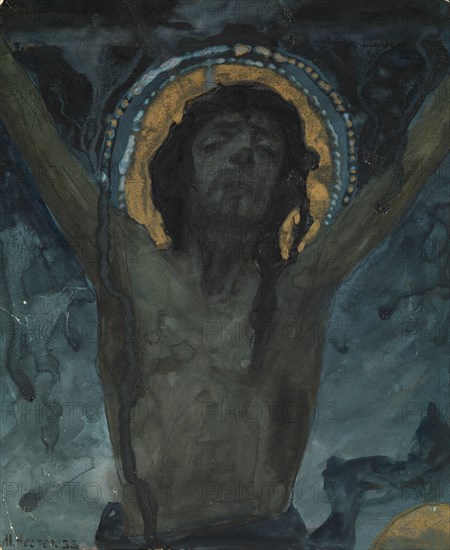 Christ on the Cross. Artist: Nesterov, Mikhail Vasilyevich (1862-1942)