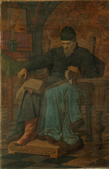 Tsar Ivan IV the Terrible. Artist: Novoskoltsev, Alexander Nikanorovich (1853-1919)