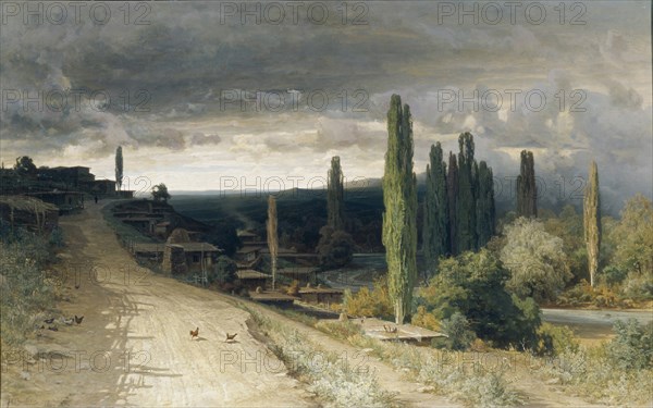 At Alushta, 1860. Artist: Orlovsky, Vladimir Donatovich (1842-1914)