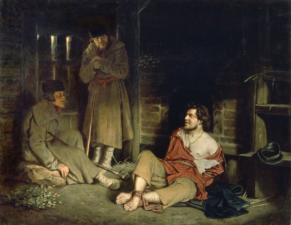 An Arrant Knave (Arrested person), 1873. Artist: Perov, Vasili Grigoryevich (1834-1882)