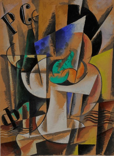 Painterly Composition, 1921. Artist: Popova, Lyubov Sergeyevna (1889-1924)