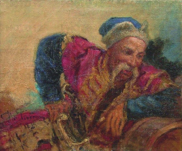 Otaman Ivan Sirko, 1889. Artist: Repin, Ilya Yefimovich (1844-1930)
