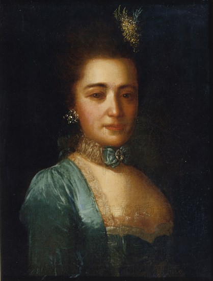 Portrait of Princess Praskovya Ivanovna Golitsyna. Artist: Rokotov, Fyodor Stepanovich (1735-1808)