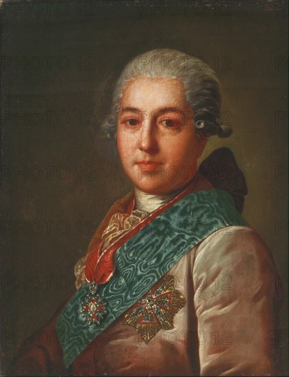 Portrait of Count Mikhail Mikhaylovich Golitsyn (1731-1806), 1774. Artist: Rokotov, Fyodor Stepanovich (1735-1808)