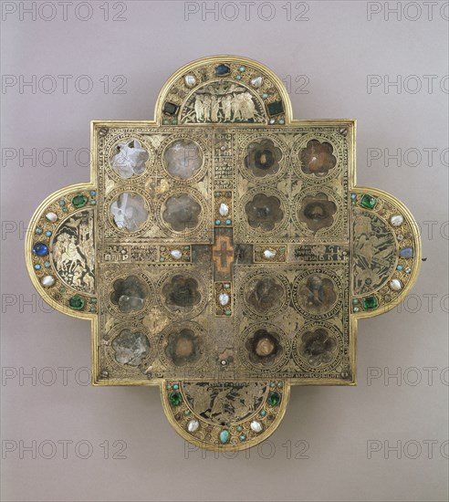 Reliquary, 1383. Artist: Russian master