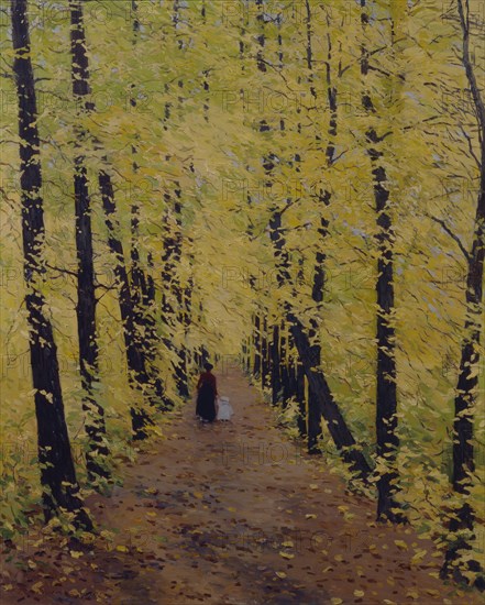 Autumn, 1905. Artist: Stolitsa, Evgeni Ivanovich (1870-1929)