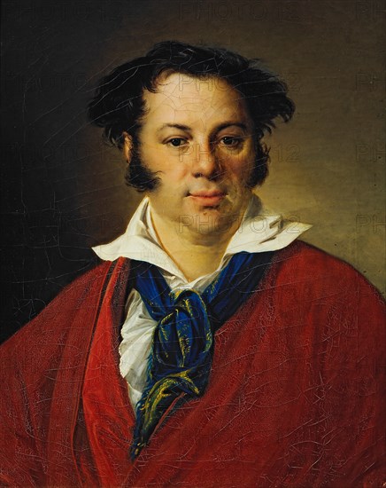 Portrait of Konstantin Ravich, 1823. Artist: Tropinin, Vasili Andreyevich (1776-1857)