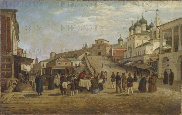View of Nizhny Novgorod, 1867. Artist: Vereshchagin, Pyotr Petrovich (1836-1886)
