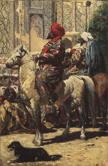 A horseman in Samarkand, 1872. Artist: Vereshchagin, Vasili Vasilyevich (1842-1904)