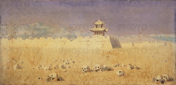 Ruins in Chuguchak, Xinjiang, 1869. Artist: Vereshchagin, Vasili Vasilyevich (1842-1904)