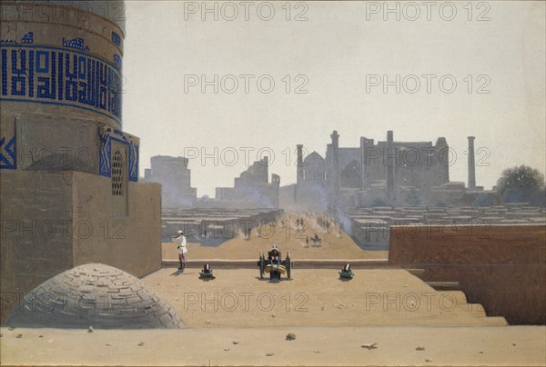 Main street in Samarkand early in the morning, 1869-1870. Artist: Vereshchagin, Vasili Vasilyevich (1842-1904)