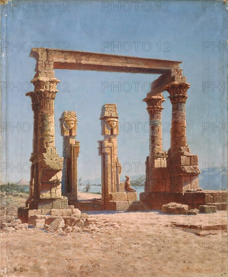 An Egypt Temple Ruin. Artist: Vereshchagin, Vasili Vasilyevich (1842-1904)