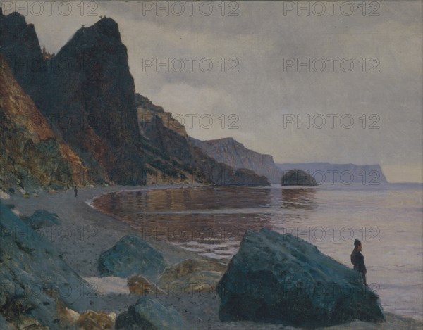 Near the St. George Monastery. Crimea. Artist: Vereshchagin, Vasili Vasilyevich (1842-1904)