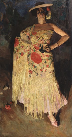 A dancer, 1903. Artist: Vinogradov, Sergei Arsenyevich (1869-1938)