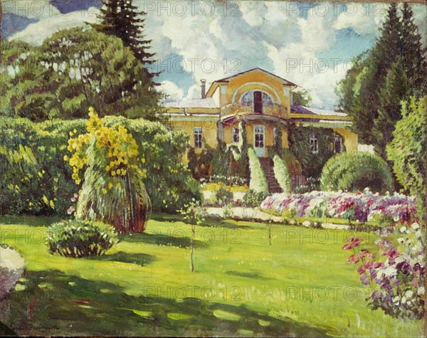 Dacha near Moscow. Artist: Vinogradov, Sergei Arsenyevich (1869-1938)