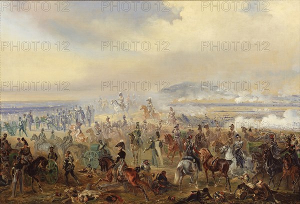 The Battle of Leipzig in October 1813, 1886. Artist: Willewalde, Gottfried (Bogdan Pavlovich) (1818-1903)