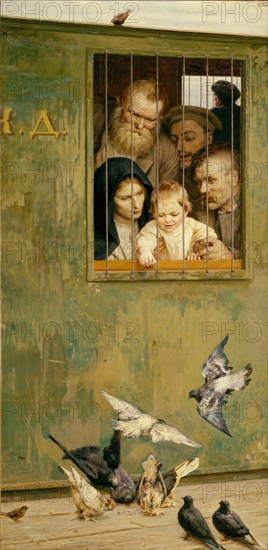 Life Is Everywhere, 1888. Artist: Yaroshenko, Nikolai Alexandrovich (1846-1898)