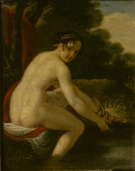 Susanna at her Bath, 1813. Artist: Yegorov, Alexei Yegorovich (1776-1851)