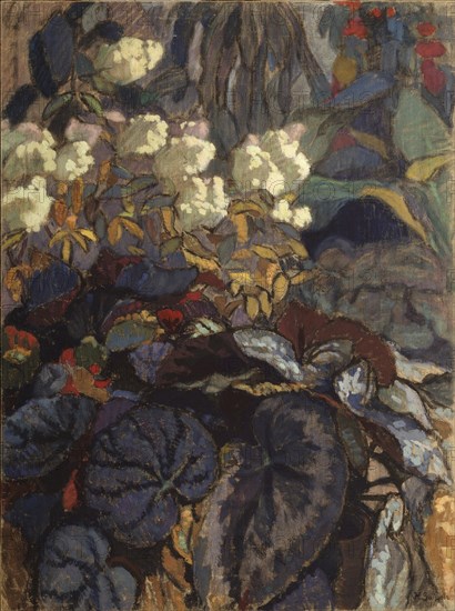 Flowers, 1911. Artist: Zaytsev, Nikolai Semyonovich (1885-1938)