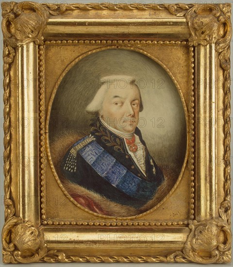 Portrait of Prince Nikolai Borisovich Yusupov (1750-1831), 1790s. Artist: Zhernovoi, Danila Grigoryevich (active End of 18th cen.)