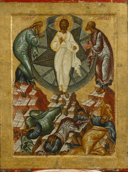 The Transfiguration of Jesus, 1497. Artist: Russian icon