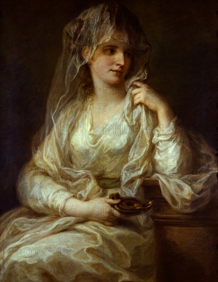Portrait of a Lady as a Vestal Virgin, 1782. Artist: Kauffmann, Angelika (1741-1807)