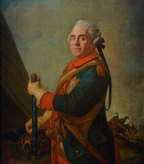Portrait of Maurice de Saxe (1696?1750), Marshal of France, 18th century. Artist: Liotard, Jean-Étienne (1702-1789)