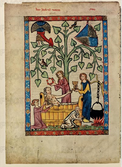 (From the Codex Manesse), Between 1305 and 1340. Artist: Anonymous