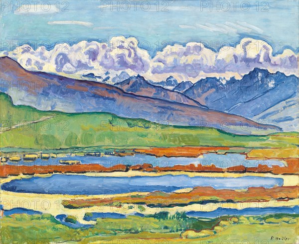 Etang long Crans-Montana, 1915. Artist: Hodler, Ferdinand (1853-1918)