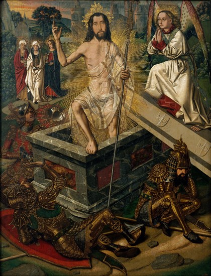 The Resurrection, ca 1475. Artist: Bermejo, Bartolomé (ca 1440-ca 1498)