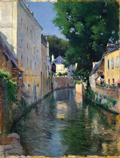 The River Isole (Quimperlé), 1901. Artist: Beruete y Moret, Aureliano de (1845-1912)