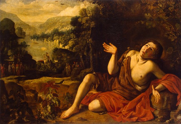 Saint John the Baptist in the Desert, 1630. Artist: Collantes, Francisco (1599-1656)