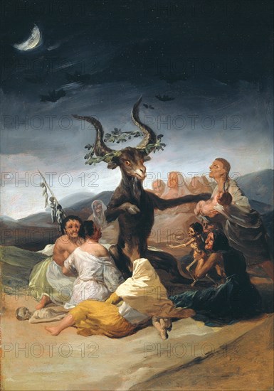 Witches Sabbath, 1797-1798. Artist: Goya, Francisco, de (1746-1828)