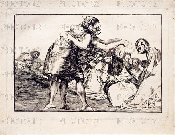 Disorderly Folly (from the series Los Disparates (Follies), 1815-1819. Artist: Goya, Francisco, de (1746-1828)