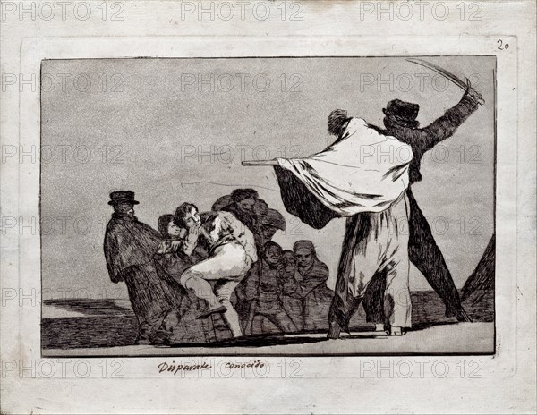 Well-Know Folly (from the series Los Disparates (Follies), 1815-1819. Artist: Goya, Francisco, de (1746-1828)