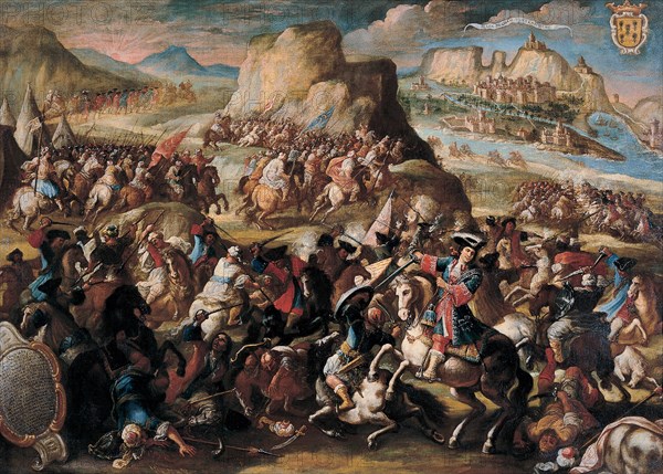 The Battle of Oran, 1699. Artist: Palomino de Castro y Velasco, Acisclo Antonio (1655-1726)