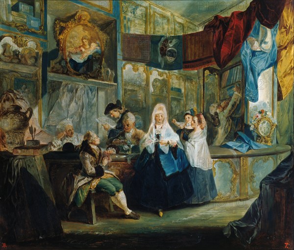 The Shop, 1772. Artist: Paret y Alcázar, Luis (1746-1799)