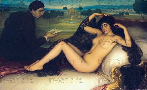 Venus of Poetry, 1913. Artist: Romero de Torres, Julio (1874-1930)