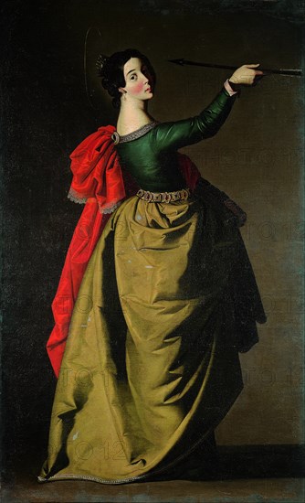 Saint Ursula, 1635-1640. Artist: Zurbarán, Francisco, de (1598-1664)