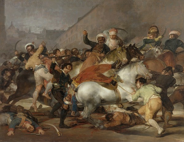 The Second of May 1808 (The Charge of the Mamelukes), 1814. Artist: Goya, Francisco, de (1746-1828)