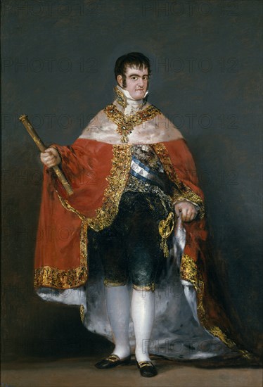 Portrait of King Ferdinand VII of Spain, 1815. Artist: Goya, Francisco, de (1746-1828)