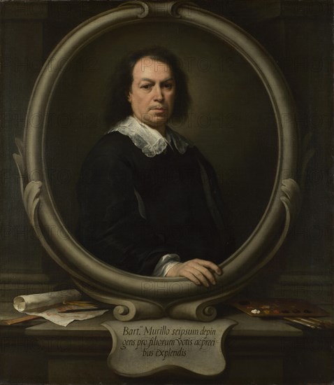 Self-Portrait, c. 1670. Artist: Murillo, Bartolomé Estebàn (1617-1682)