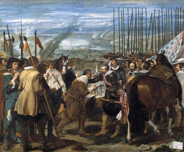 The Surrender of Breda (Las lanzas), 1635. Artist: Velàzquez, Diego (1599-1660)