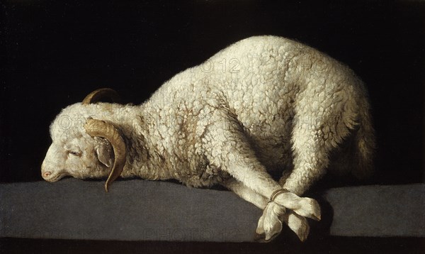 Agnus Dei, 1635-1640. Artist: Zurbarán, Francisco, de (1598-1664)