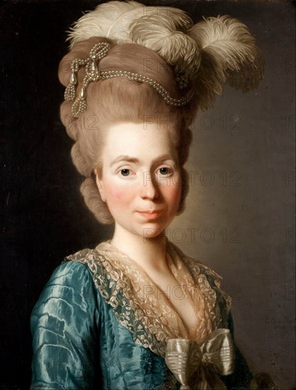 Portrait of Princess Natalya Petrovna Galitzine (1741-1837), 1777. Artist: Roslin, Alexander (1718-1793)