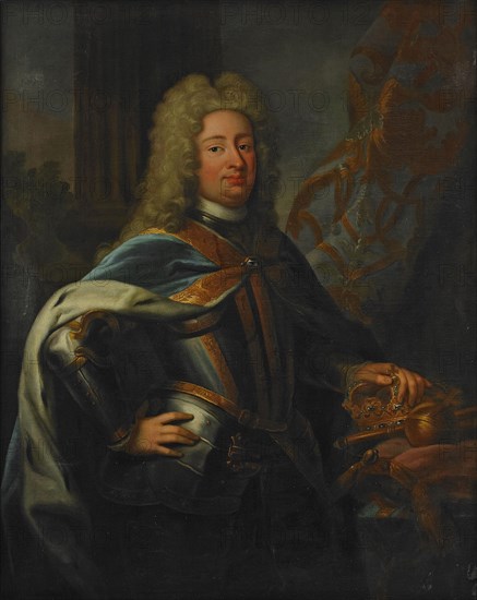 Portrait of the King Frederick I of Sweden (1676-1751). Artist ...