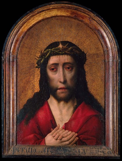 Christ Crowned with Thorns. Artist: Bouts, Dirk, (Workshop)