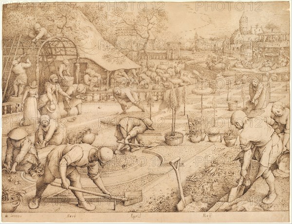 Spring, 1565. Artist: Bruegel (Brueghel), Pieter, the Elder (ca 1525-1569)