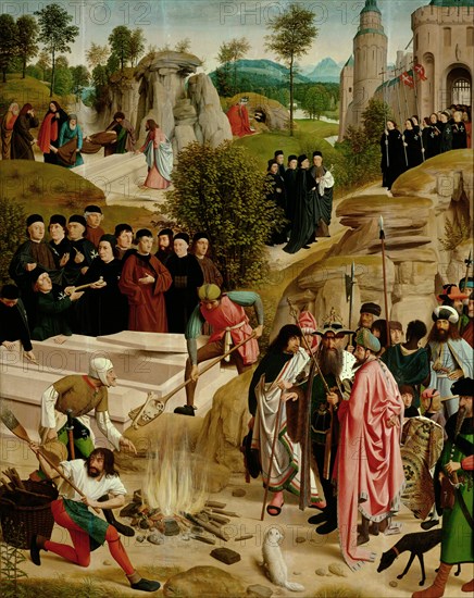 Legend of the Relics of St. John the Baptist, c. 1490. Artist: Geertgen tot Sint, Jans (ca. 1460-ca. 1490)